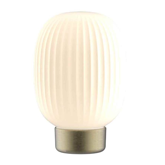 Настольная лампа с аккумулятором Goldlux 329837 Latte Led 1x1.8W 2700K 150Lm IP20 Золотая