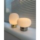 Настільна лампа з акумулятором Goldlux 329844 Latte Led 1x1.8W 2700K 150Lm IP20 Срібна