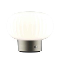 Настольная лампа с аккумулятором Goldlux 329844 Latte Led 1x1.8W 2700K 150Lm IP20 Серебряная