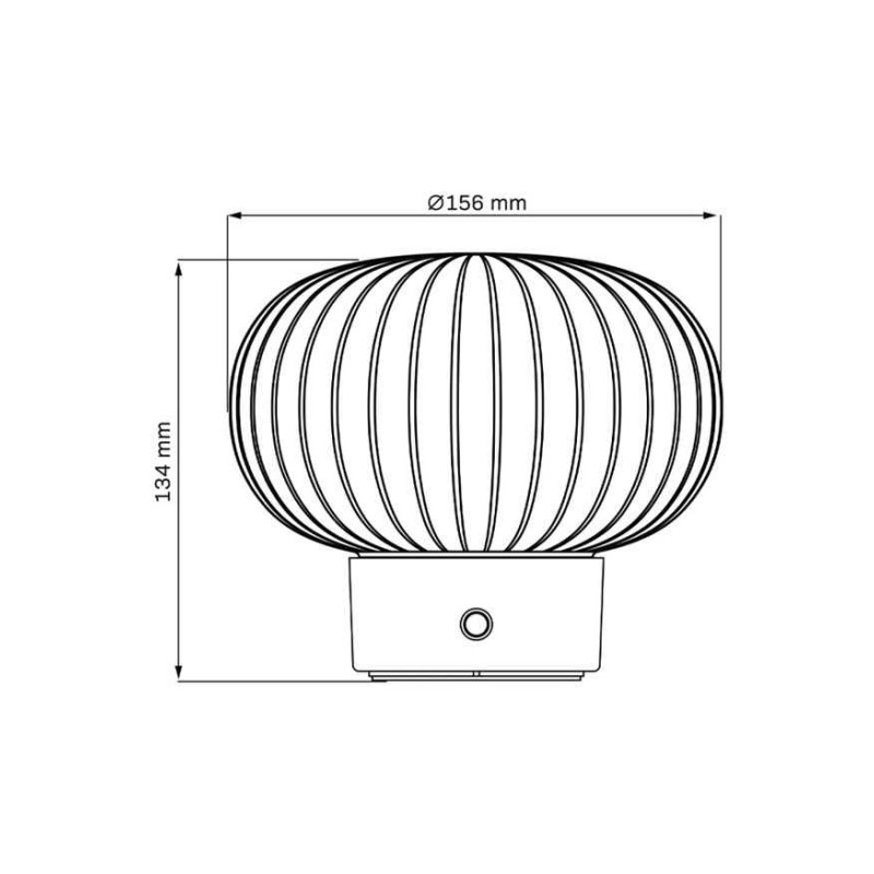 Настільна лампа з акумулятором Goldlux 329844 Latte Led 1x1.8W 2700K 150Lm IP20 Срібна