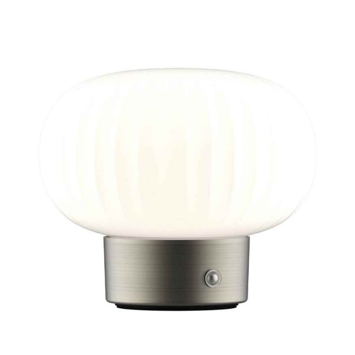 Настольная лампа с аккумулятором Goldlux 329844 Latte LED 1x1.8W 2700K 150Lm IP20 серебристая