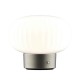 Настільна лампа з акумулятором Goldlux 329844 Latte Led 1x1.8W 2700K 150Lm IP20 Срібна