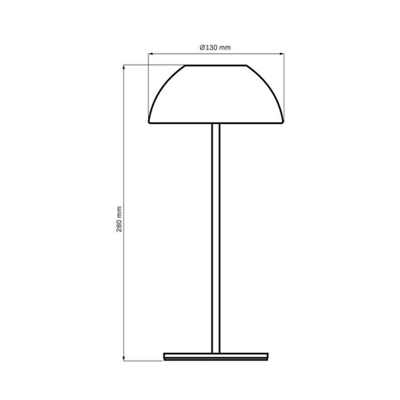 Світильник вуличний портативний Goldlux 329943 Tanzania LED 1x1,8W 2700K 160Lm IP44 рожевий