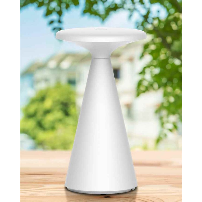 Світильник портативний вуличний Goldlux 329967 Paros LED 1x1,8W 2700K 160Lm IP44 білий