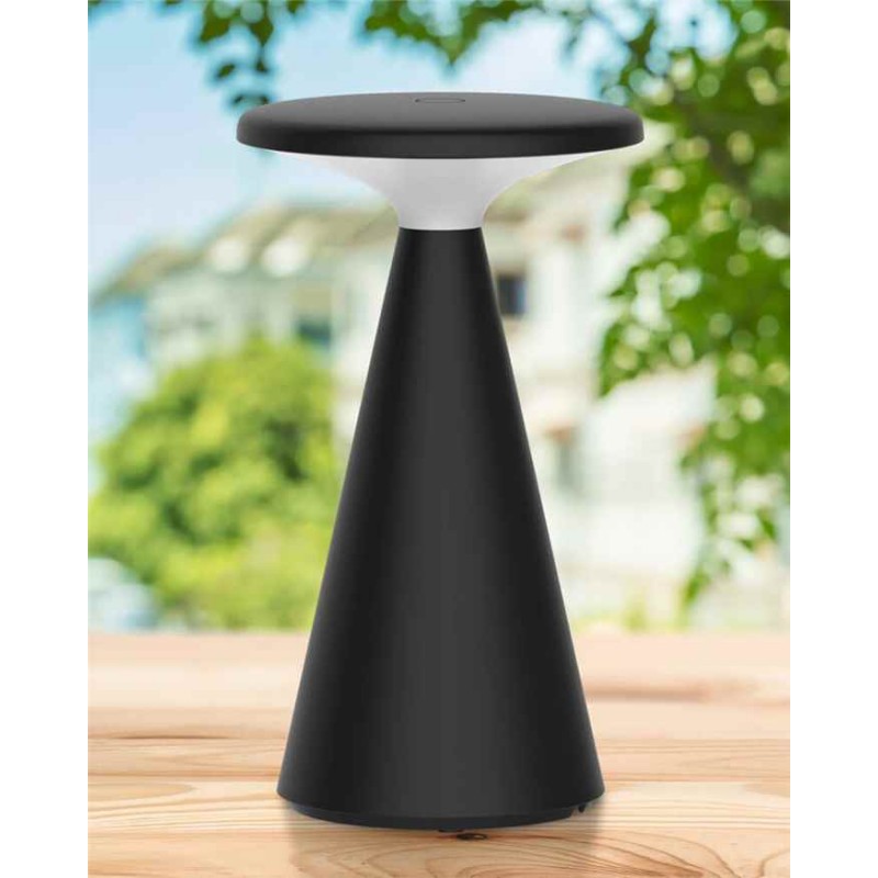 Світильник портативний вуличний Goldlux 329981 Paros LED 1x1,8W 2700K 160Lm IP44 чорний