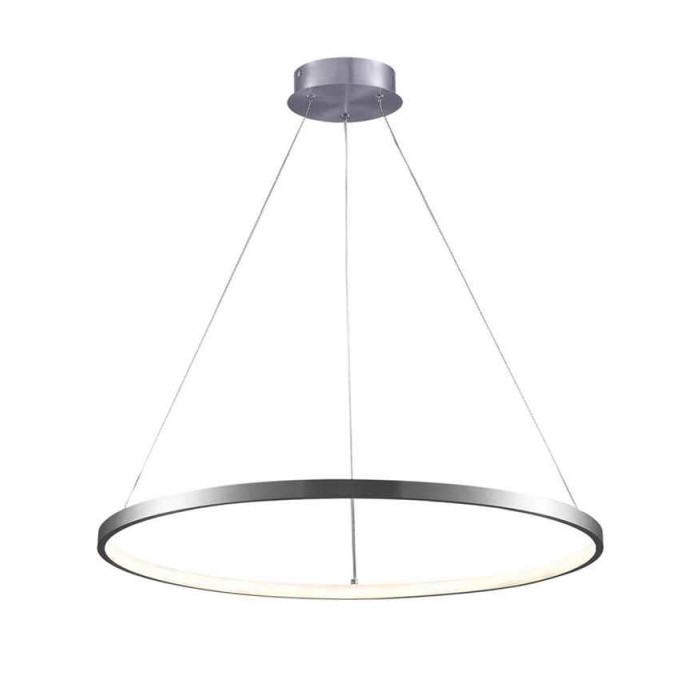 Підвісний світильник, люстра Goldlux 330000 Lea 1 Led 1x20W 4000K 2600Lm IP20 Срібло