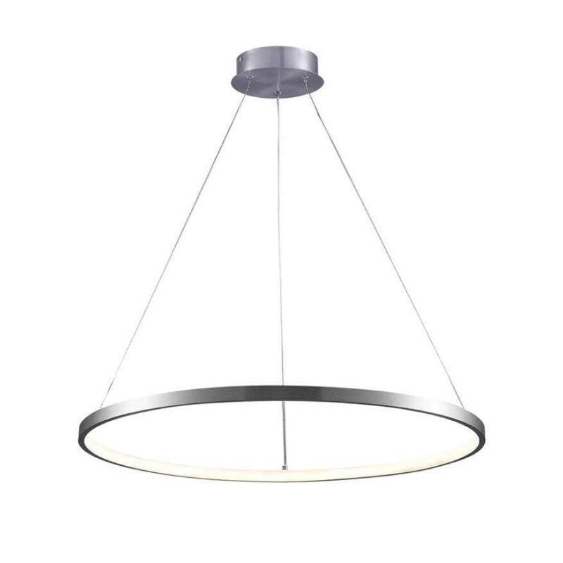 Підвісний світильник, люстра Goldlux 330000 Lea 1 Led 1x20W 4000K 2600Lm IP20 Срібло