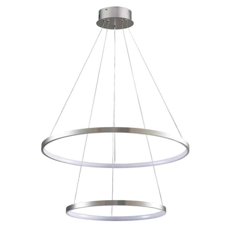 Підвісний світильник, люстра Goldlux 330017 Lea 2 Led 2x35W 4000K 4600Lm IP20 Срібло