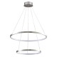 Підвісний світильник, люстра Goldlux 330017 Lea 2 Led 2x35W 4000K 4600Lm IP20 Срібло