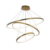 Підвісний світильник, люстра Goldlux 330031 Lea 3 Led 3x60W 4000K 8000Lm IP20 Золото