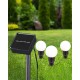 Гірлянда на сонячній батареї Goldlux 330208 Kulek LED 6 3000K IP44 чорна