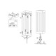 Уличный светильник на солнечной батарее Goldlux 330291 Palermo LED 6500K IP44 черный
