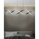 Подвесной светильник, люстра Goldlux 331052 Infinito Led 1x34W 4000K 5300Lm IP20 Черный