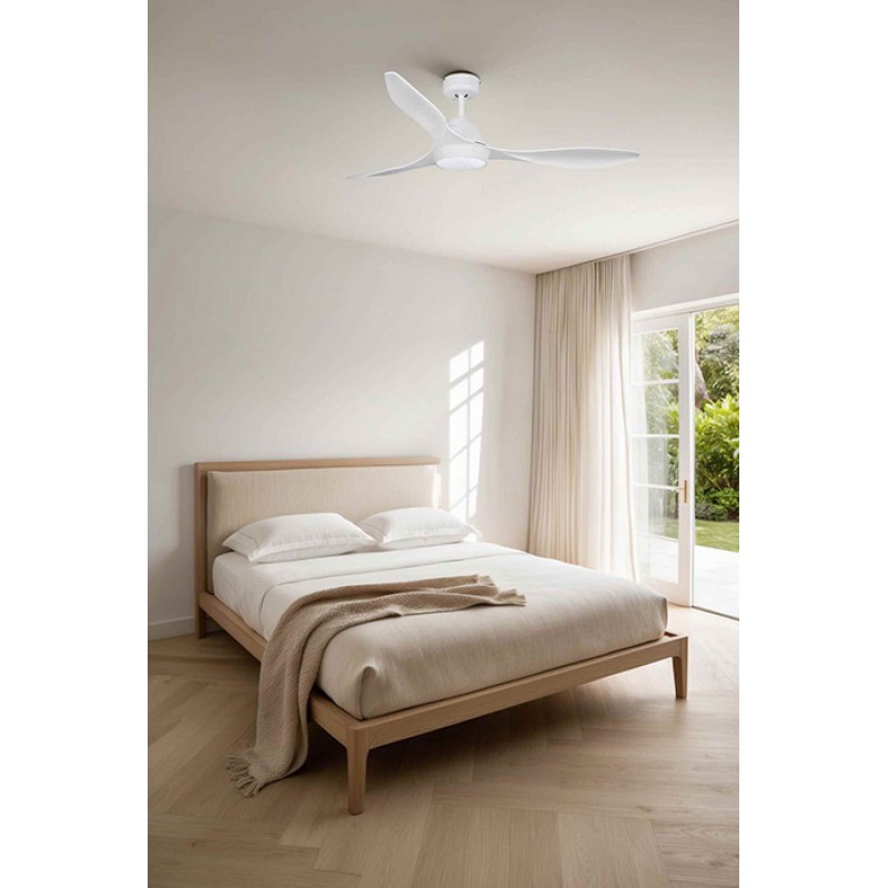 Люстра-вентилятор Faro 33346WT Polaris 1320mm White 3 Blades LED 18W Tuya