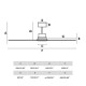 Потолочный вентилятор Faro 33516DCWT Lantau L DC 1320 Black Matt 3 Blades Walnut Tuya