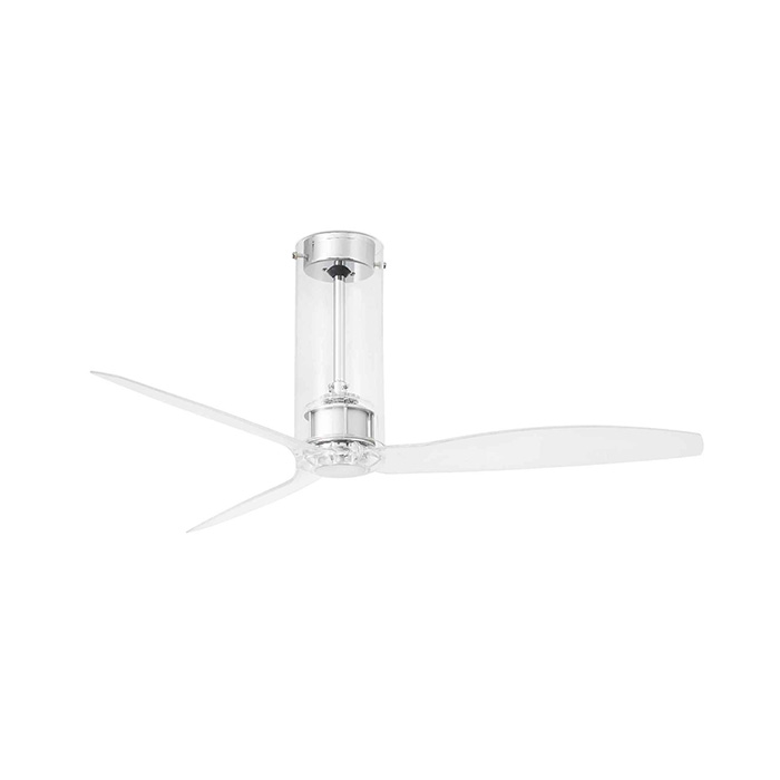 Потолочный вентилятор Faro 33374 TUBE FAN M Transparent fan with Dc motor