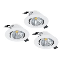 Точечный светильник Eglo 33391 SALICETO recessed light (набор из 3 шт), 6 Вт, 450 лм, 4000К