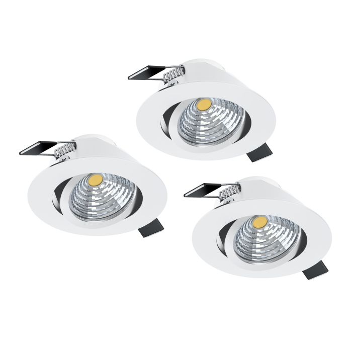 Точечный светильник Eglo 33391 SALICETO recessed light (набор из 3 шт), 6 Вт, 450 лм, 4000К