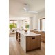 Люстра-вентилятор Faro 33394DWW-9 Deco Fan 1280mm Chrome Blades Trans 17W 3000K Wiz