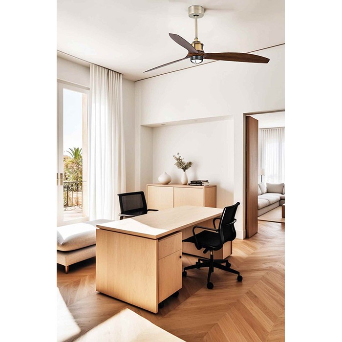 Люстра-вентилятор Faro 33398-10 JUST FAN M LED Изделие из золота/wood FAN LED with DC motor, 16 Вт, 709 лм, 3000K Люстра-вентилятор Faro 33398-10 JUST FAN M LED Изделие из золота/wood FAN LED with DC motor, 16 Вт, 709 лм, 3000K