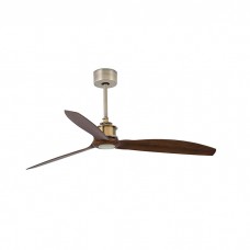 Потолочный вентилятор Faro 33398 JUST FAN M Old gold/wood fan with DC motor