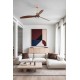 Люстра-вентилятор Faro 33399D-10 DECO FAN M LED Copper/wood FAN LED with DC motor, 16 Вт, 709 лм, 3000K