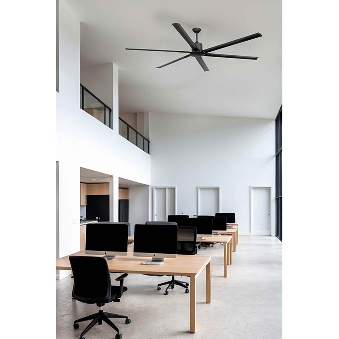 Стельовий вентилятор Faro 33414A ANDROS XL Black fan with DC motor Стельовий вентилятор Faro 33414A ANDROS XL Black fan with DC motor