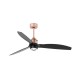 Люстра-вентилятор Faro 33418-10 JUST FAN M LED Copper/black fan, 16 Вт, 709 лм, 3000K