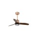 Люстра-вентилятор Faro 33423WW-10 Just Fan S 810mm Copper Blades Wood 17W 3000K Wiz