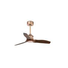 Потолочный вентилятор Faro 33423 JUST FAN XS Copper/wood fan 81cm