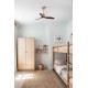 Потолочный вентилятор Faro 33423WW Just Fan S 810mm Copper 3 Blades Wood Wiz