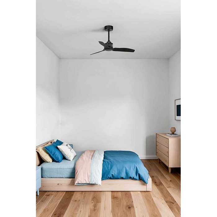 Потолочный вентилятор Faro 33424 JUST FAN XS Matt black fan DC81cm