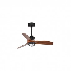 Люстра-вентилятор Faro 33425WW-10 Just Fan S 810mm Black Blades Wood 17W 3000K Wiz