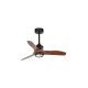 Люстра-вентилятор Faro 33425WW-10 Just Fan S 810mm Black Blades Wood 17W 3000K Wiz