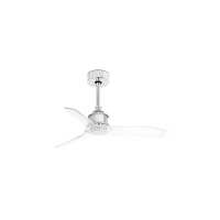 Потолочный вентилятор Faro 33426 JUST FAN XS Chrome/transparent fan 81cm