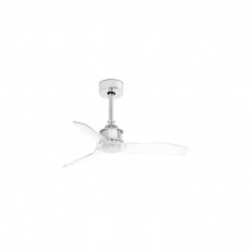 Потолочный вентилятор Faro 33426 JUST FAN XS Chrome/transparent fan 81cm