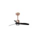 Люстра-вентилятор Faro 33427WW-10 Just Fan S 810mm Copper Blades Black 17W 3000K Wi