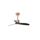 Потолочный вентилятор Faro 33427WW Just Fan S 810mm Copper 3 Blades Black Wiz