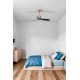 Потолочный вентилятор Faro 33427WW Just Fan S 810mm Copper 3 Blades Black Wiz
