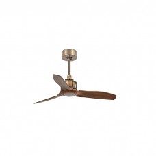 Потолочный вентилятор Faro 33428 JUST FAN XS Old gold/wood fan 81cm