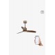 Потолочный вентилятор Faro 33428WW Just Fan S 810mm Gold Old 3 Blades Wood Wiz