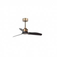 Потолочный вентилятор Faro 33429 JUST FAN XS Old gold/black fan 81cm