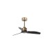 Потолочный вентилятор Faro 33429WW Just Fan S 810mm Gold Old 3 Blades Black Wiz