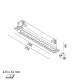 Точечный светильник LTX 01.2185.10.930.BK + VARIO FRAME3 Vario Wall Washer 218 Trimless, 10 Вт, 720 лм, 3000K