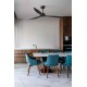 Потолочный вентилятор Faro 33432WW Just Fan XL 1780mm Black Blades Black Wiz