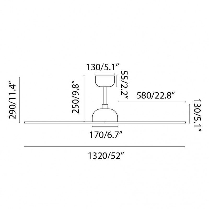 Потолочный вентилятор Faro 33447 GOTLAND L Black/wood fan DC motor