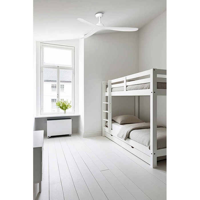 Стельовий вентилятор Faro 33446WT Gotland 1320mm White 3 Blades Tuya