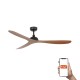 Потолочный вентилятор Faro 33447WT Gotland 1320mm Black 3 Blades Wood Tuya