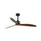 Потолочный вентилятор Faro 33451WW Copper Fan 1280mm Black Blades Wood Dark Wiz