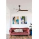 Потолочный вентилятор Faro 33451 COPPER FAN Black/wood fan